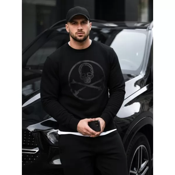  Muški sweatshirt DSTREET BX5948 CRNA 