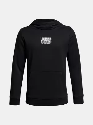 Trenirka za dječake UNDER ARMOUR UA ARMOUR FLC RETRO GRPHC HD 6003812-001 CRNA