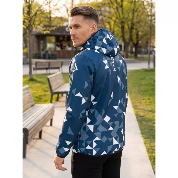  Muška vrhunska softshell jakna ALTISPORT VOJ/ALM108JACK01 TAMNOPLAVA/BIJELA 