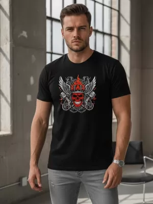 Muška majica kratkih rukava DSTREET NX058R CRNA