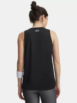 Ženska majica bez rukava UNDER ARMOUR TECH TANK SOLID 1383655-001 CRNA
