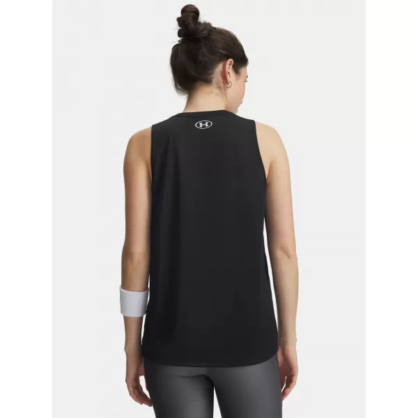 Ženska majica bez rukava UNDER ARMOUR TECH TANK SOLID 1383655-001 CRNA 