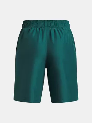Kratke hlače za dječake UNDER ARMOUR UA TECH WOVEN WORDMARK SHORT 1383341-338 ZELENA