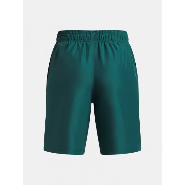  Kratke hlače za dječake UNDER ARMOUR UA TECH WOVEN WORDMARK SHORT 1383341-338 ZELENA 