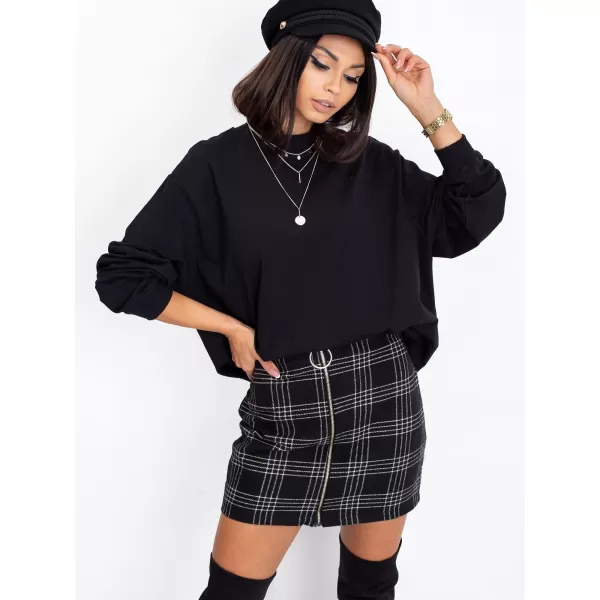  Ženski sweatshirt BASIC FEEL GOOD RV-BL-5185.82P NOIR 