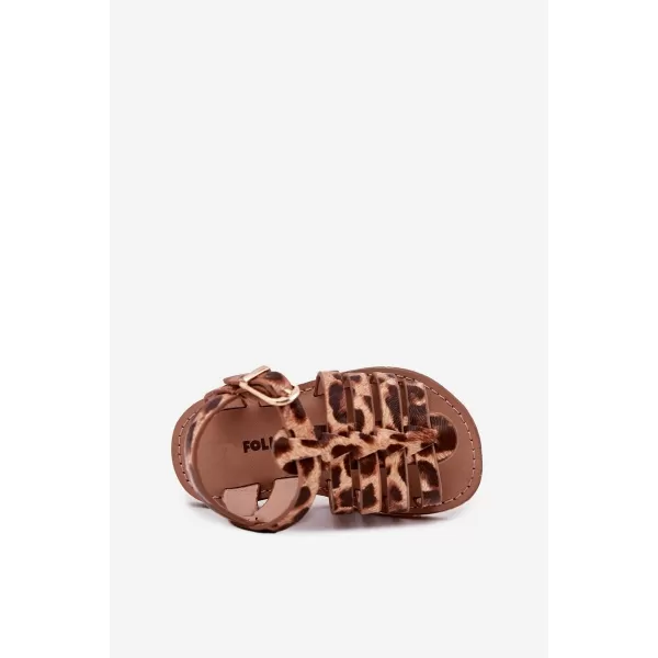  Dječje sandale BOTO MARIANA 38044 LEOPARD 