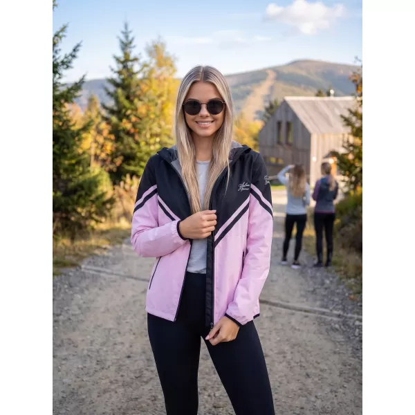  Ženska vrhunska softshell jakna ALTISPORT VOJ/ALW101JACK01 RUŽIČASTO CRNA 