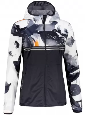 Ženska vrhunska softshell jakna ALTISPORT VOJ/ALW117JACK01 CRNA/NARANČASTA
