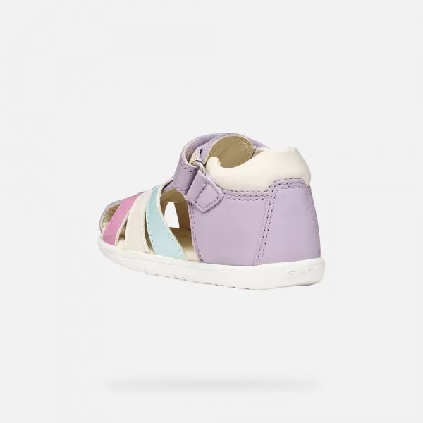  Prvi koraci djevojke GEOX SANDAL MACCHIA B254WB08502C8888 LJUBIČASTA 