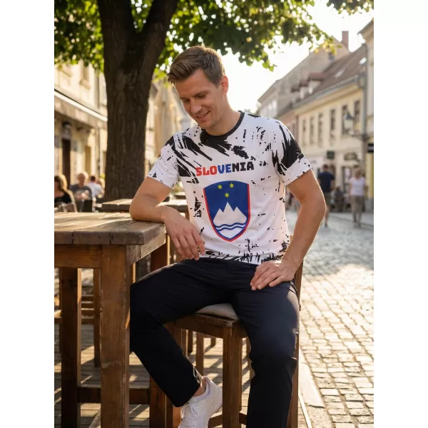  Muška premium majica ALTISPORT VOJ/ALM036SI/TR01 APSTRAKCIJA 