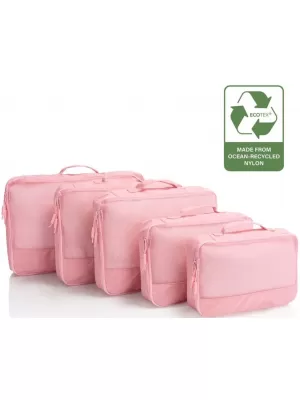 Kofer HEYS Ecotex Packing Cube 5 Pc Set RUŽIČASTI PIJESAK