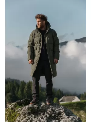 Muški zimski kaput NORDBLANC LOOM NBWJM8255 VOJNO ZELENA