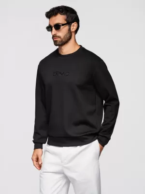 Muški sweatshirt OMBRE OM-SNBC-0199 CRNA