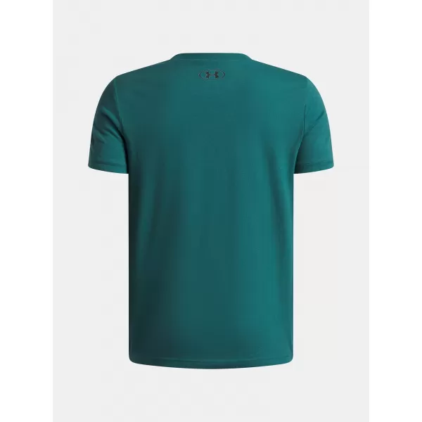  Majica za dječake UNDER ARMOUR UA B LOGO WM COLLAGE SS 6009271-338 ZELENA 