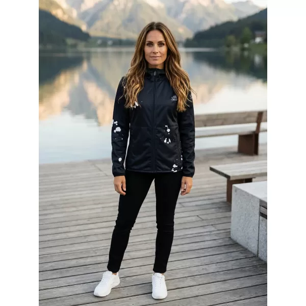  Ženska vrhunska softshell jakna ALTISPORT VOJ/ALW077JACK01 CRNA 