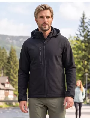 Muška softshell jakna ALTISPORT NoPrint NP/ALM845 CRNA