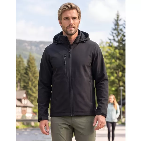  Muška softshell jakna ALTISPORT NoPrint NP/ALM845 CRNA 