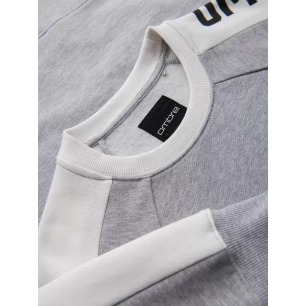  Muški sweatshirt OMBRE OM-SSNZ-0200 SIVI MELANGE 