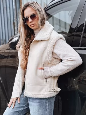 Ženski prsluk DSTREET TY5238 BEŽ