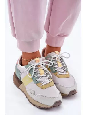 Ženske cipele BIG STAR RR274244 YELLOW/GREY Big Star Shoes