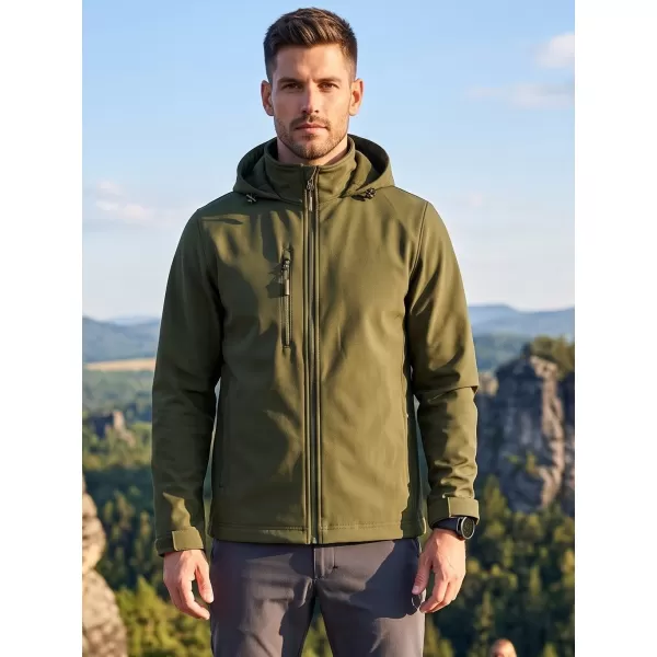  Muška softshell jakna ALTISPORT NoPrint NP/ALM845 VOJNOG 