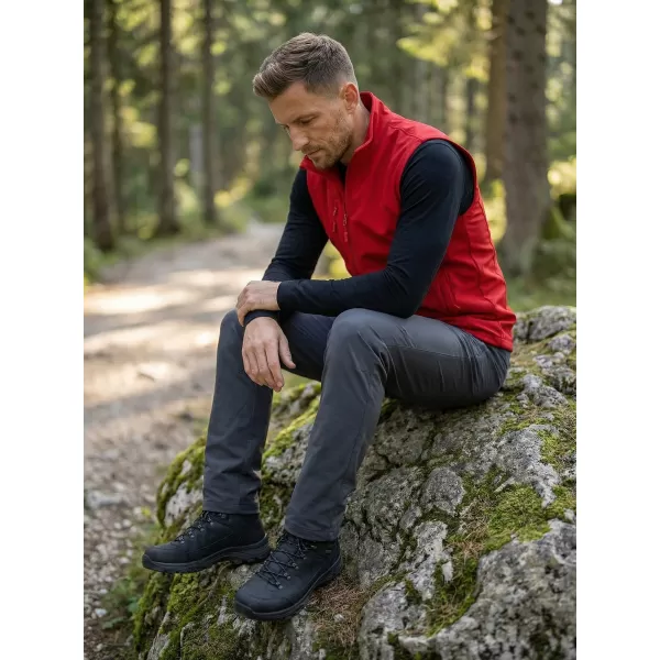  Muški softshell prsluk ALTISPORT NoPrint NP/ALM865 CRVENA 