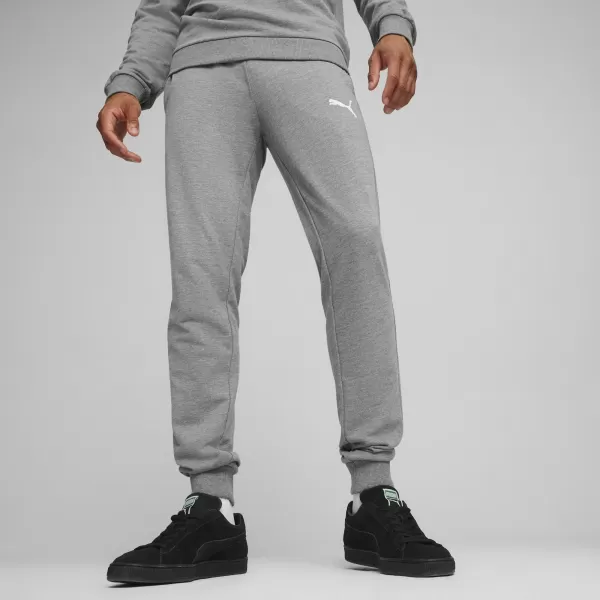  Muške hlače PUMA TEAMGOAL CASUALS PANTS 658598_33 SREDNJE SIVI VRIJESAK/BIJELI 