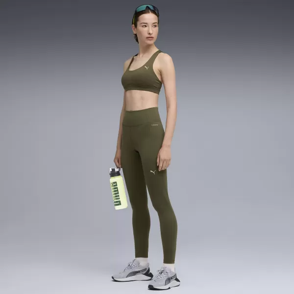  Ženske tajice PUMA W CLOUDSPUN TIGHT - HW FL 527452-70 TAMNOMASLINASTO 