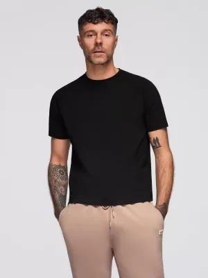 Muška majica kratkih rukava OMBRE OM-TSCT-0240 CRNA