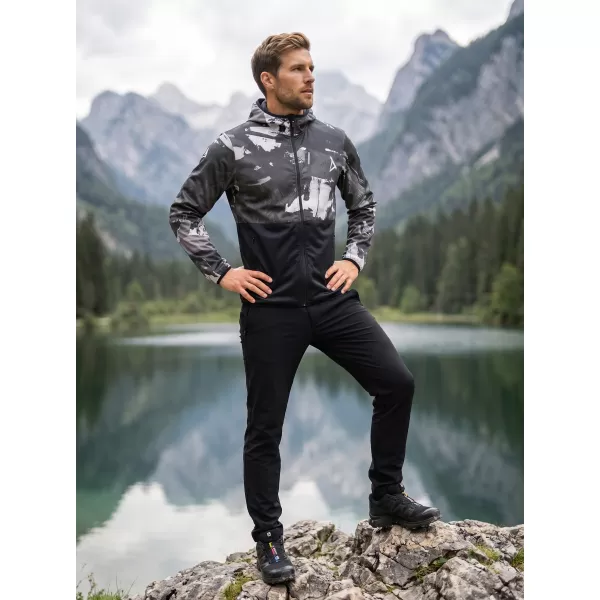  Muška vrhunska softshell jakna ALTISPORT VOJ/ALM125JACK01 MASKA/CRN 