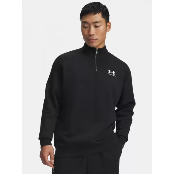  Muški sweatshirt UNDER ARMOUR ICON FLEECE 1/4 ZIP 6012710-001 CRNA 