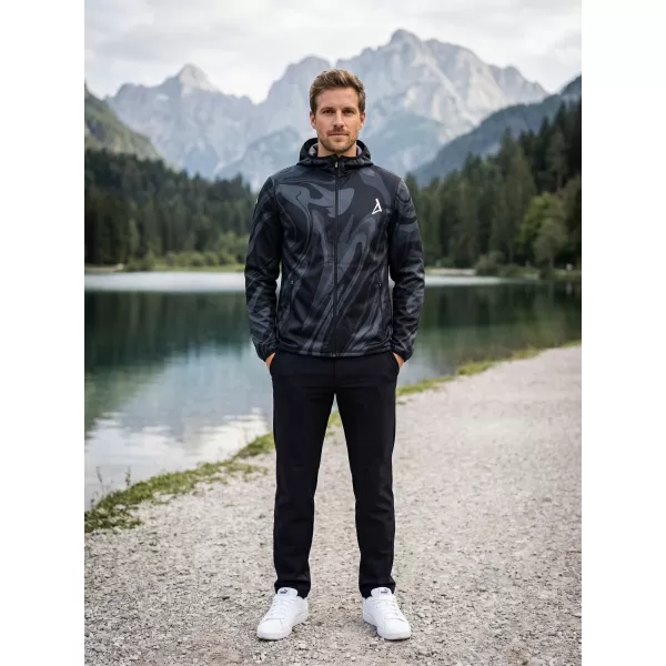  Muška vrhunska softshell jakna ALTISPORT VOJ/ALM072JACK01 CRNA 