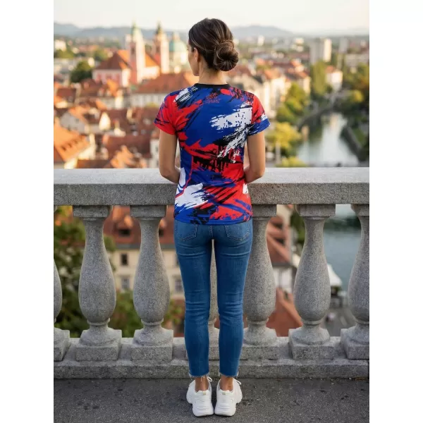  Ženska premium majica ALTISPORT VOJ/ALW036SI/TR01 PRUGE 