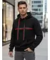 Muški sweatshirt DSTREET BX5939 CRNA