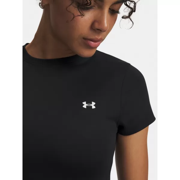  Ženska majica kratkih rukava UNDER ARMOUR MOTION FITTED SS EMEA 6012291-001 CRNA 