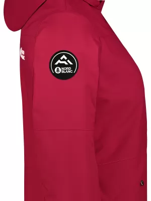 Ženska skijaška jakna NORDBLANC AVEN NBWJL8126 CRVENA