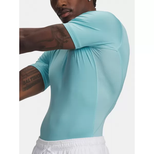  Muška majica kratkih rukava UNDER ARMOUR HG ARMOUR COMP SS 1361518-425 PLAVA 