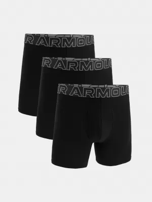 Muške bokserice UNDER ARMOUR M PERF COTTON 6IN (3KS) 1383889-001 CRNA