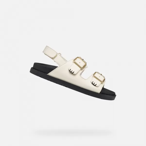  Sandale za djevojčice GEOX SANDAL FOAMMENTERA J65P0A000BCC1058 KREMASTI 