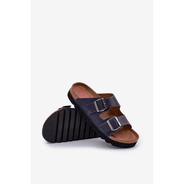  Muške papuče BIG STAR NN174530 BLUE Big Star Shoes 