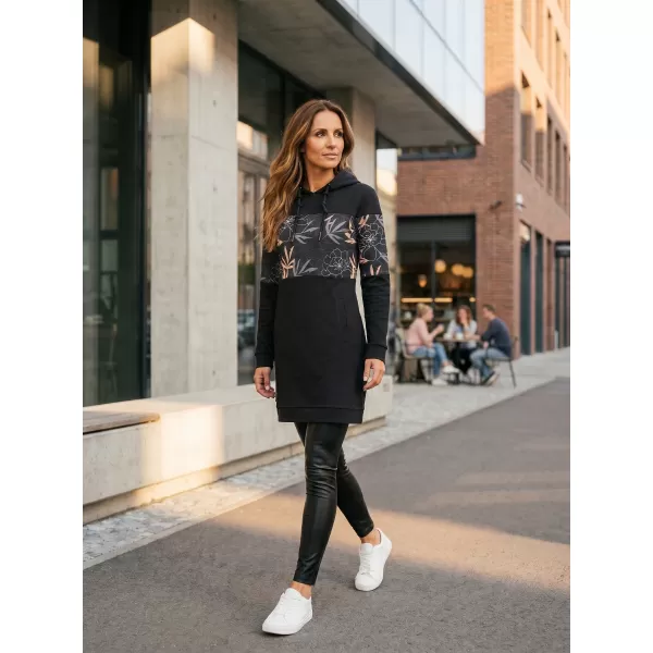  Ženski sweatshirt ALTISPORT HETHER CRNA 