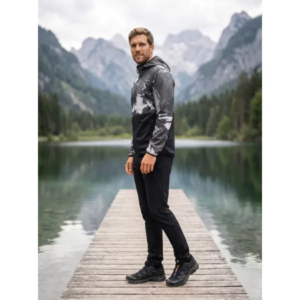  Muška vrhunska softshell jakna ALTISPORT VOJ/ALM125JACK01 MASKA/CRN 
