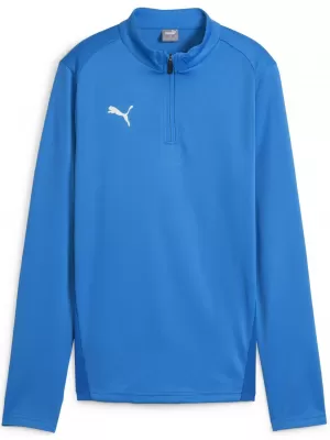 Ženska majica kratkih rukava PUMA TEAMGOAL TRAINING 1/4 ZIP WM 658631-02 E.BLU.LIMUN/BIJELI/KRALJEVSKI TIM
