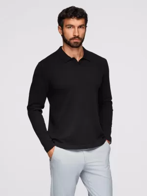 Muški pulover OMBRE OM-POLS-0140 CRNA