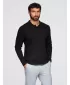 Muški pulover OMBRE OM-POLS-0140 CRNA