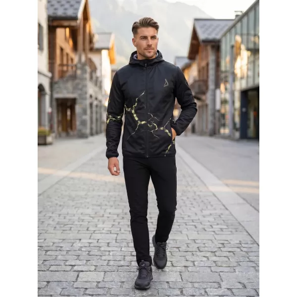  Muška vrhunska softshell jakna ALTISPORT VOJ/ALM129JACK01 CRNAČKI/VOJNIČKI 