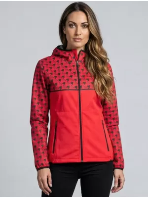 Ženska vrhunska softshell jakna ALTISPORT VOJ/ALW048JACK01 CRVENA