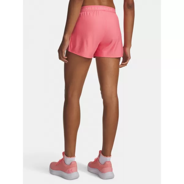  Ženske kratke hlače UNDER ARMOUR TECH PLAY UP SHORTS 1389882-600 RUŽIČASTA 