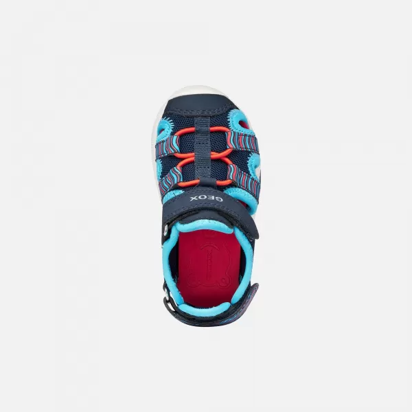  Sandale za dječake GEOX SANDAL MULTY B650FA0CE14CF44D PLAVA 