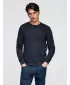 Muški sweatshirt OMBRE B1711 TAMNOPLAVA